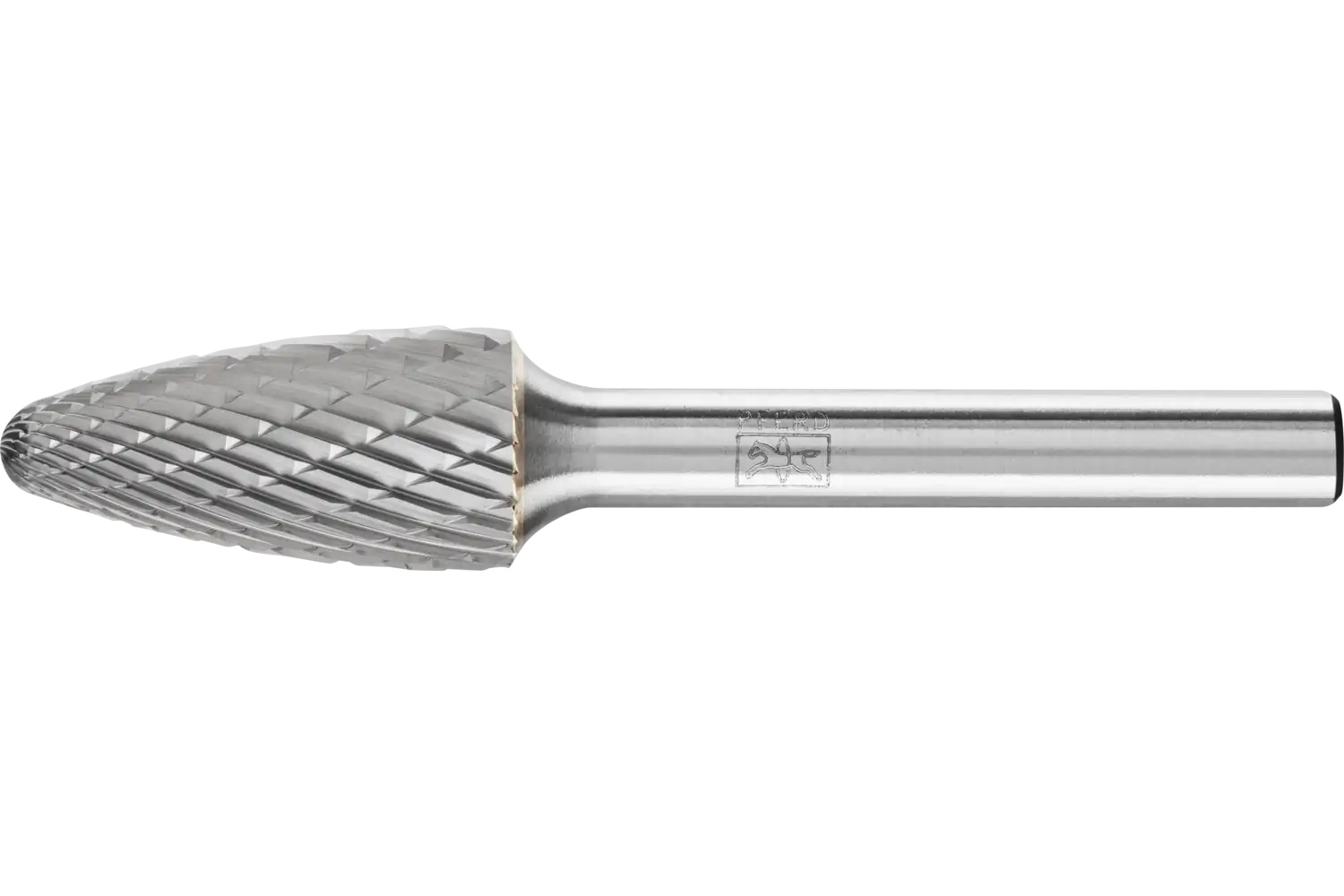 Picture of Pferd Carbide Bur SF-5 Tree Shape Double Cut 1/2" x 1" x 1/4" Shank